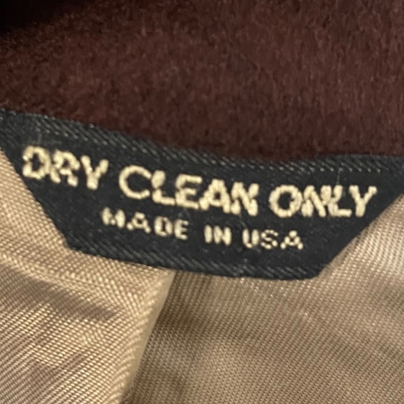 Vintage Men's PBM Pincus Brothers Maxwell 100% Cashmere Burgundy Jacket Blazer - Picture 9 of 13